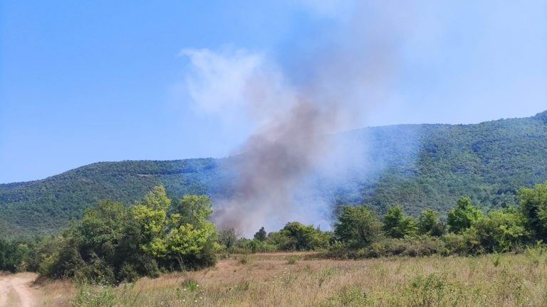 Καβάλα: Πυρκαγιά στο Παγγαίο