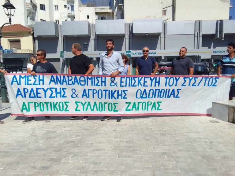 Παράσταση διαμαρτυρίας αγροτών Μαγνησίας – Παρέδωσαν τα αιτήματά τους στην Αντιπεριφερειάρχη