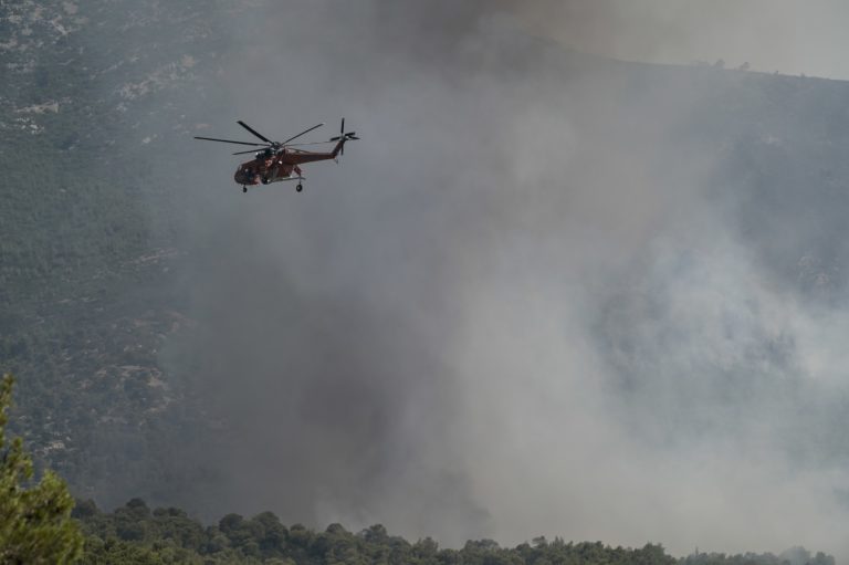 Φωτιά στο Πόρτο Γερμενό: Μάχες σε πολλά μέτωπα – Βελτιωμένη η εικόνα