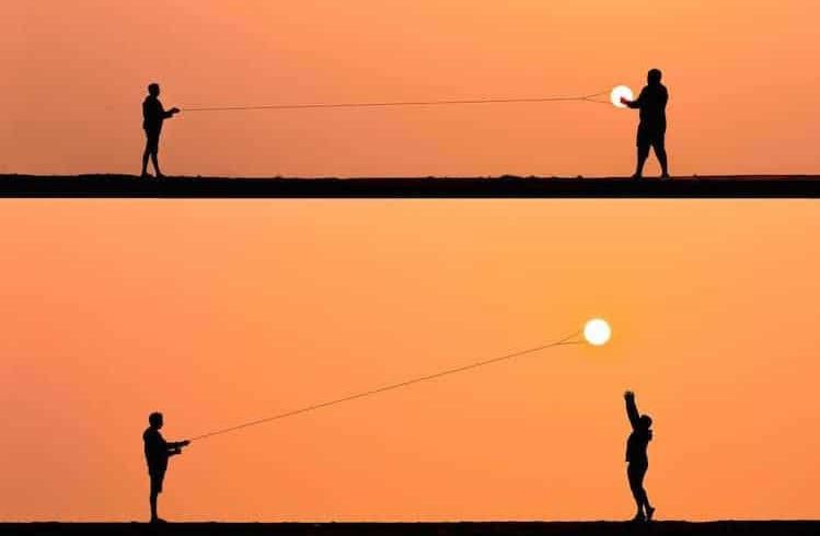 Η εικόνα της ημέρας: Ο Krutik Thakur και η μαγεία του ηλιοβασιλέματος