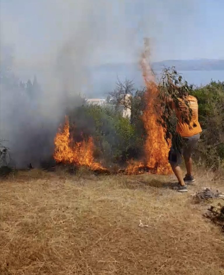 Κέρκυρα: Και νέα φωτιά στον Κάβο – Τέθηκε άμεσα υπό  έλεγχο