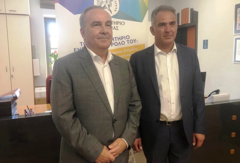 Μεγαλόπολη: Συνάντηση Ν. Παπαθανάση με Π. Νίκα – Συντονισμένα βήματα για τη Δίκαιη Μετάβαση