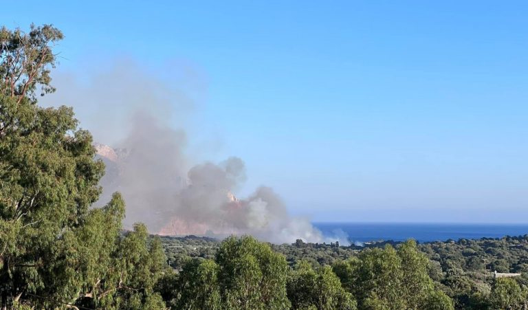 Ελέγχθηκε η πυρκαγιά στην Έριστο της Τήλου