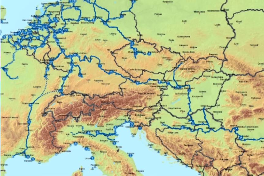 Πώς η πτώση των υδάτων επηρεάζει την εφοδιαστική αλυσίδα στην Ευρώπη