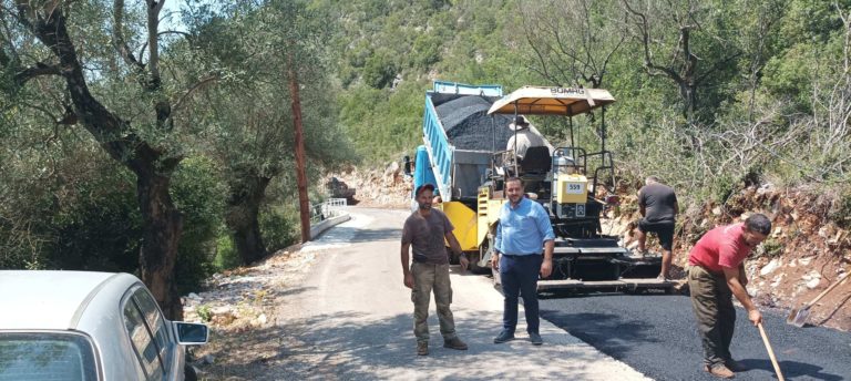Ταΰγετος: Ασφαλτόστρωση οδών στη Νέδουσα