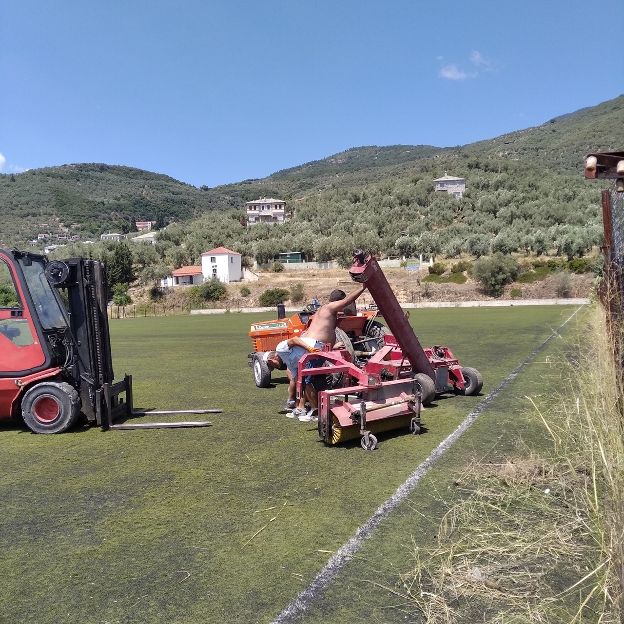 Αθλητικό “στολίδι” ετοιμάζει ο Δήμος Νοτίου Πηλίου στο γήπεδο Άνω Γατζέας