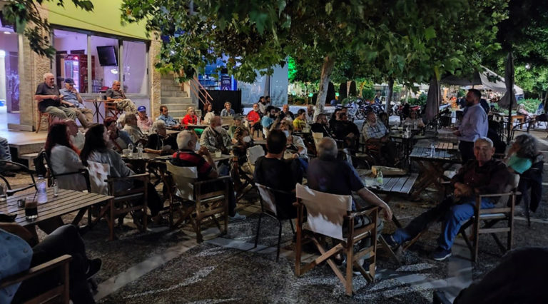 Συγκέντρωση του ΚΚΕ με επίκεντρο την ακρίβεια στη Ζαχάρω