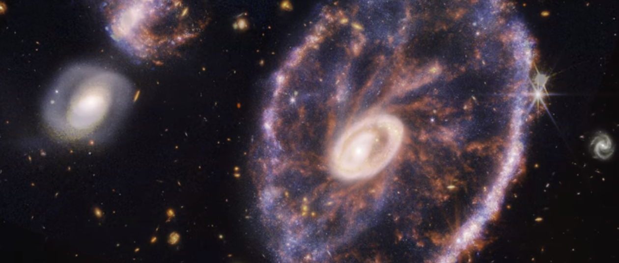 Το διαστημικό τηλεσκόπιο James Webb απαθανάτισε τον μακρινό γαλαξία Cartwheel