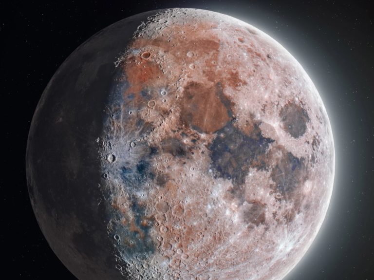 Λεπτομερής φωτογραφία 174MB της Σελήνης από δύο αστροφωτογράφους