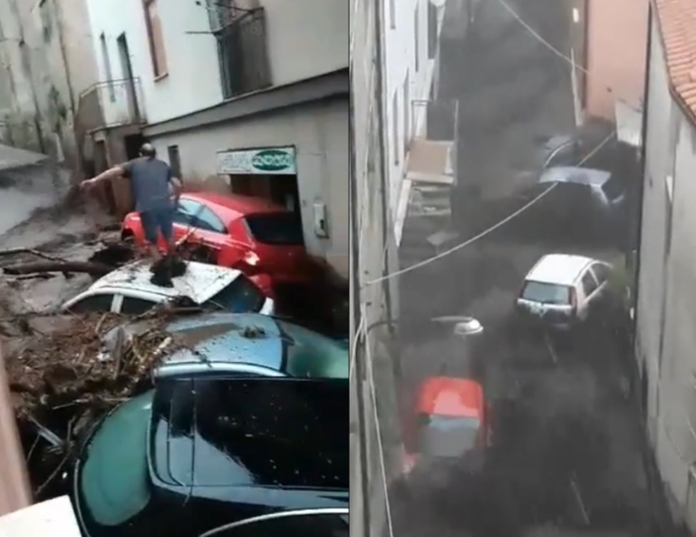 Ιταλία: Καταστροφικές βροχοπτώσεις σε χωριά του νότου
