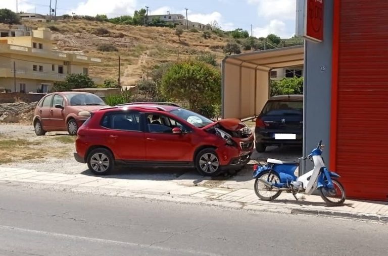 Τροχαίο με έναν ελαφρά τραυματία στην Κίσαμο