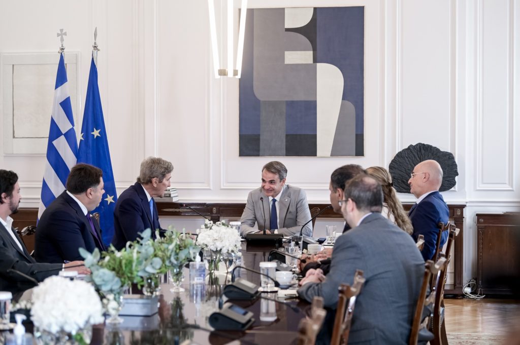 Συνάντηση του Τζον Κέρι με τον πρωθυπουργό – Στο επίκεντρο η διεθνής διάσκεψη για τους Ωκεανούς