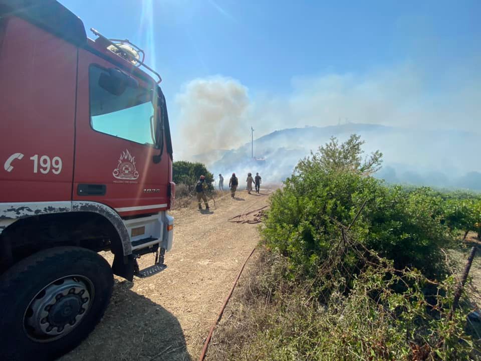 Πυρκαγιά στις Μαριές Ζακύνθου