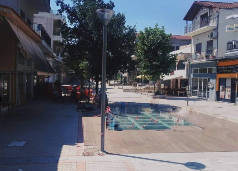 Σε εξέλιξη η βιοκλιματική ανάπλαση του κεντρικού πεζοδρόμου του Βελεστίνου