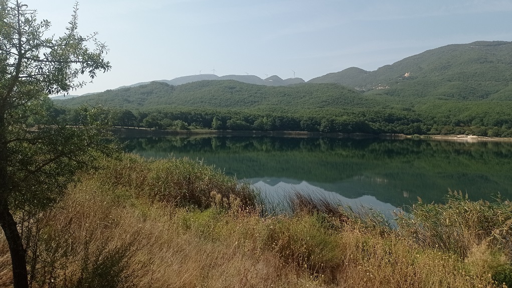 Ιωάννινα: Η λίμνη Ζαραβίνα που ξεπροβάλει μέσα από τις Βελανιδιές