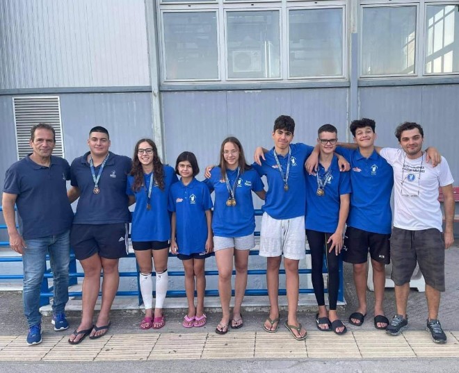 Νίκη Βόλου: 11 μετάλλια με 7 αθλητές στο Πανελλήνιο πρωτάθλημα τεχνικής κολύμβησης