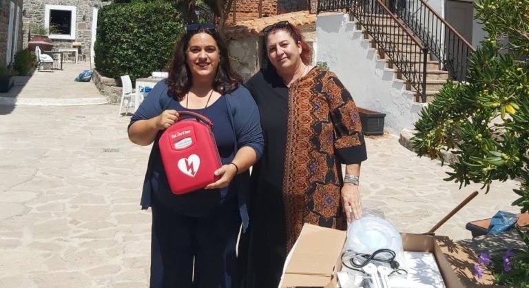 Δωρεά απινιδωτή στο Δήμο Δυτικής Λέσβου