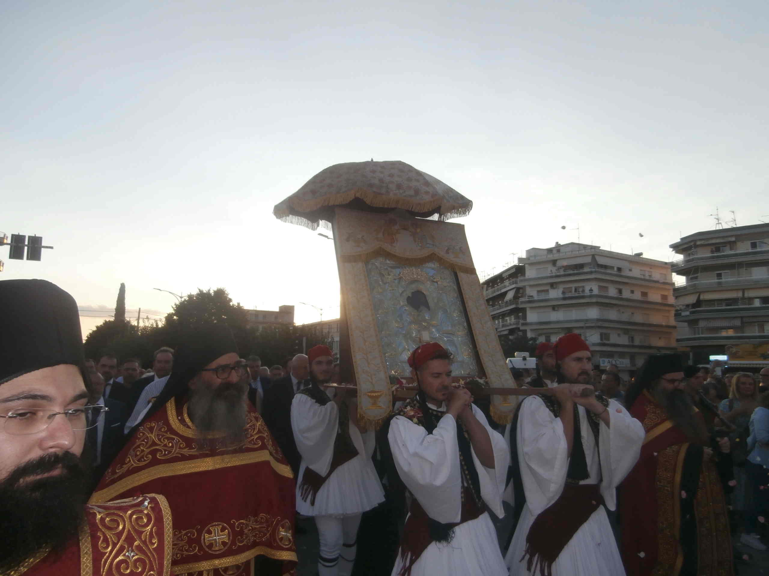 Κομοτηνή: Με τιμές η έλευση της θαυματουργής εικόνας της Παναγίας “Αξιον Εστί”