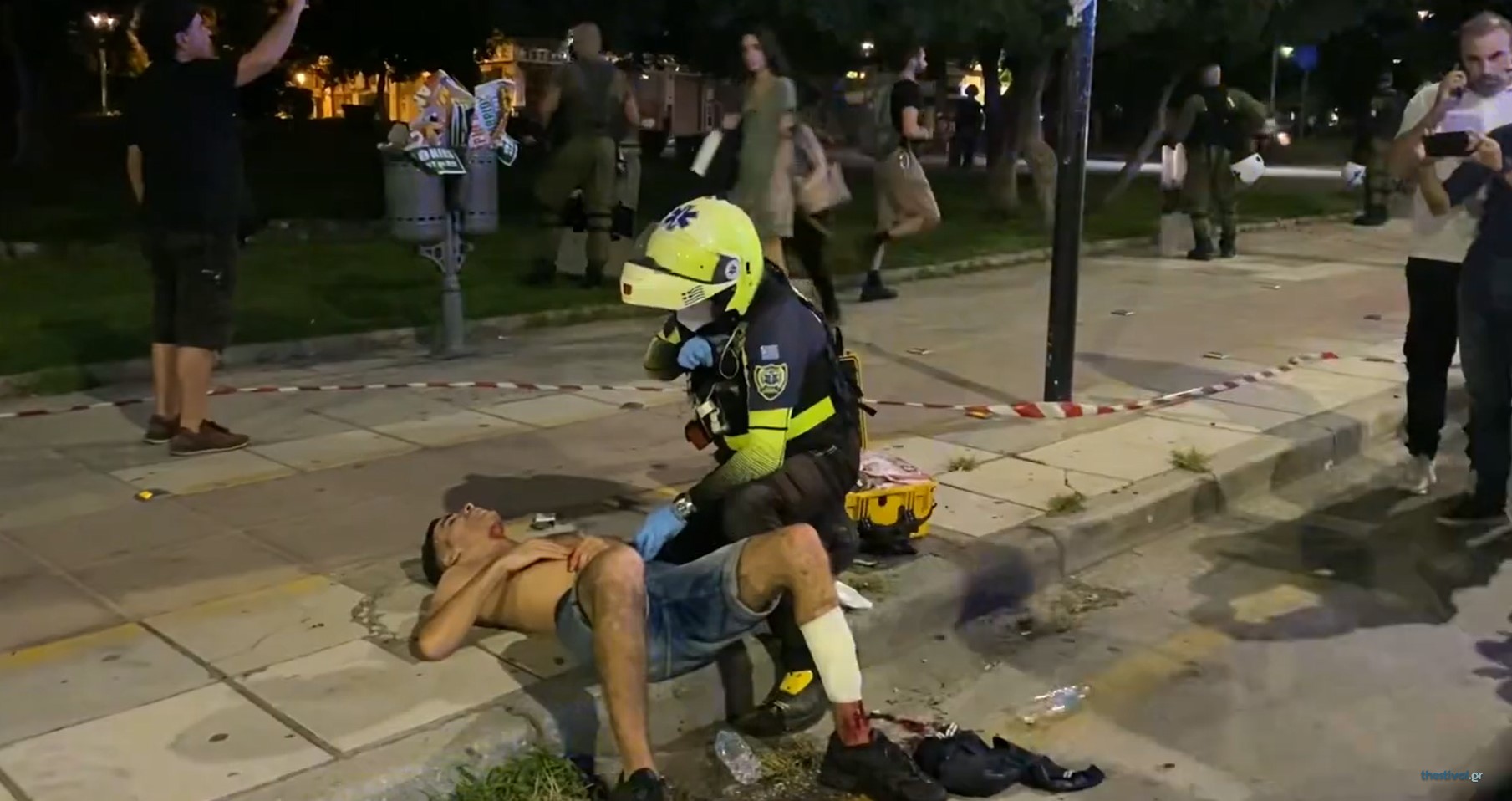 Θεσσαλονίκη: Δύο τραυματίες αλλοδαποί από συμπλοκή στην Καμάρα