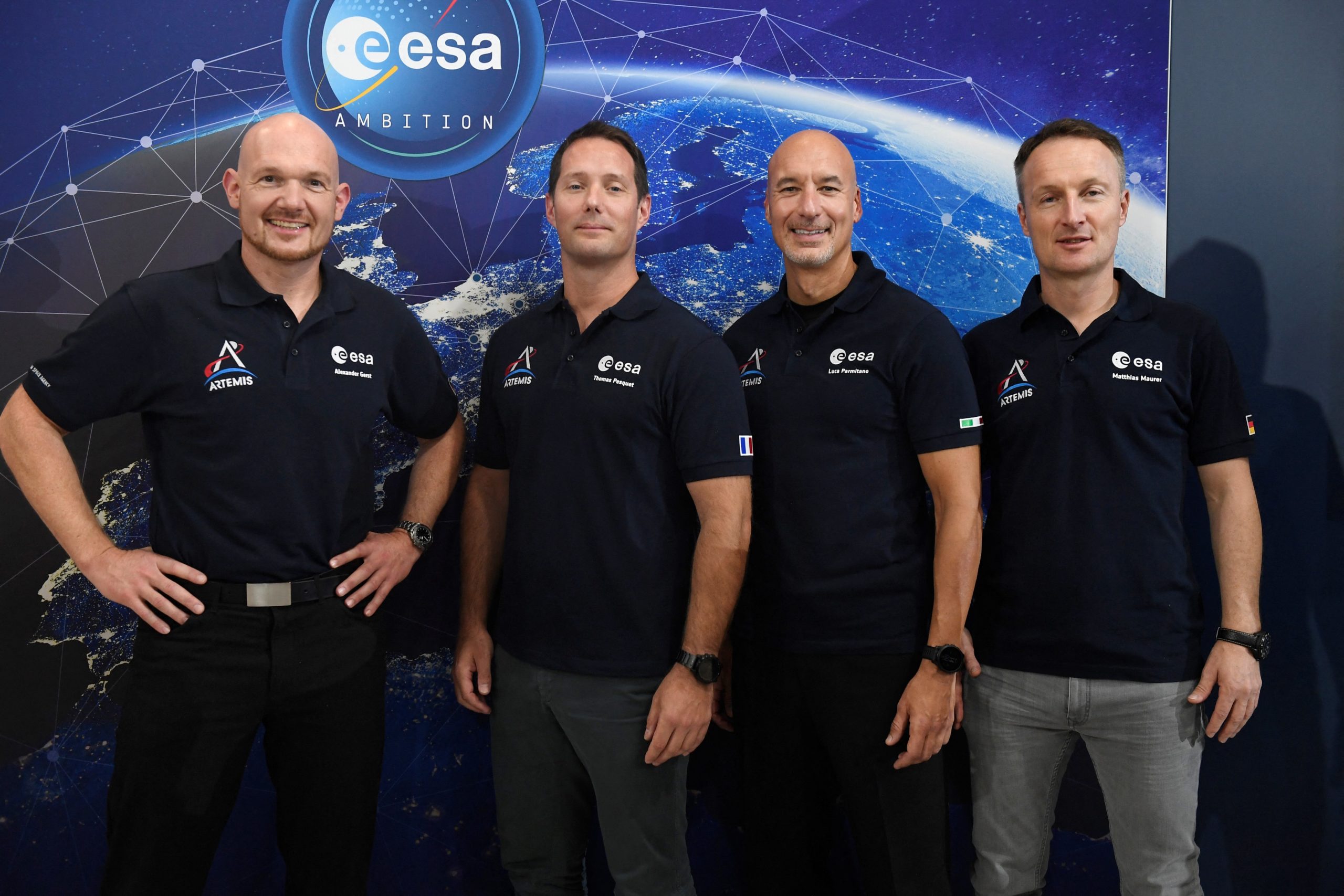 Η ESA παρουσίασε τους Ευρωπαίους αστροναύτες που θα εκπαιδευτούν για τη Σελήνη