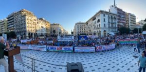 Θεσσαλονίκη: Χιλιάδες εργαζόμενοι ζήτησαν αυξήσεις και συλλογικές συμβάσεις