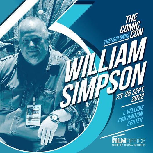 Θεσσαλονίκη: Εργαστήριο του Film Office με τον διάσημο σχεδιαστή William Simpson στο πλαίσιο του The Comic Con