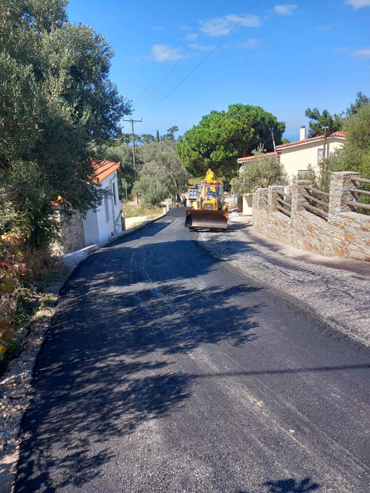 Ασφαλτοστρώσεις στην Δ.Ε. Ραχών Ικαρίας