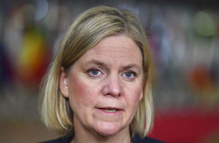 Σουηδία: Η πρωθυπουργός Άντερσον ανακοίνωσε ότι παραιτείται