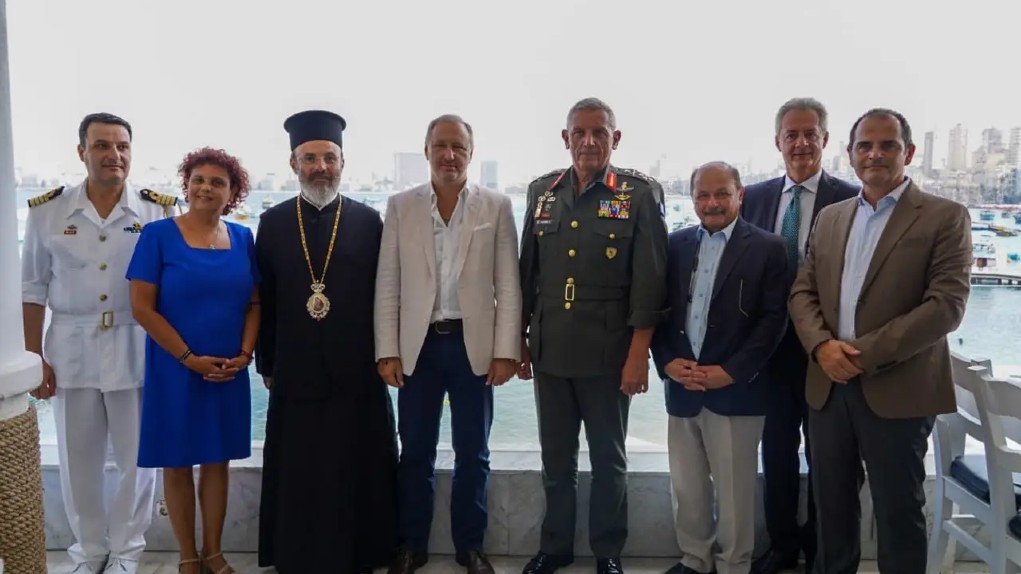 Επαφές του Αρχηγού ΓΕΕΘΑ Στρατηγού Κωνσταντίνου Φλώρου με την Ομογένεια της Αιγύπτου