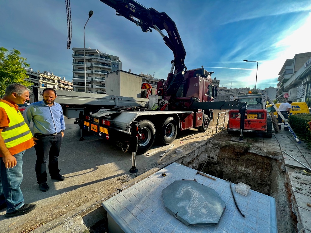 Οι υπόγειοι κάδοι έτοιμοι να βελτιώσουν την εικόνα της Καλαμαριάς