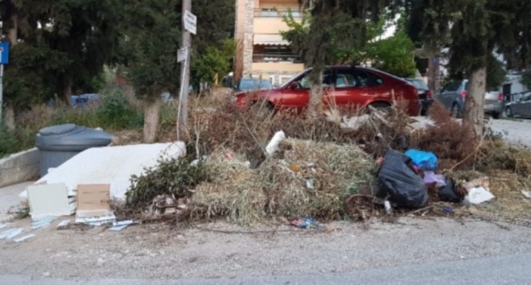 Δ. Λαρισαίων: Έξαρση φαινομένου αντικανονικής απόθεσης ογκωδών απορριμμάτων και υπολειμμάτων εργασιών ανακαίνισης