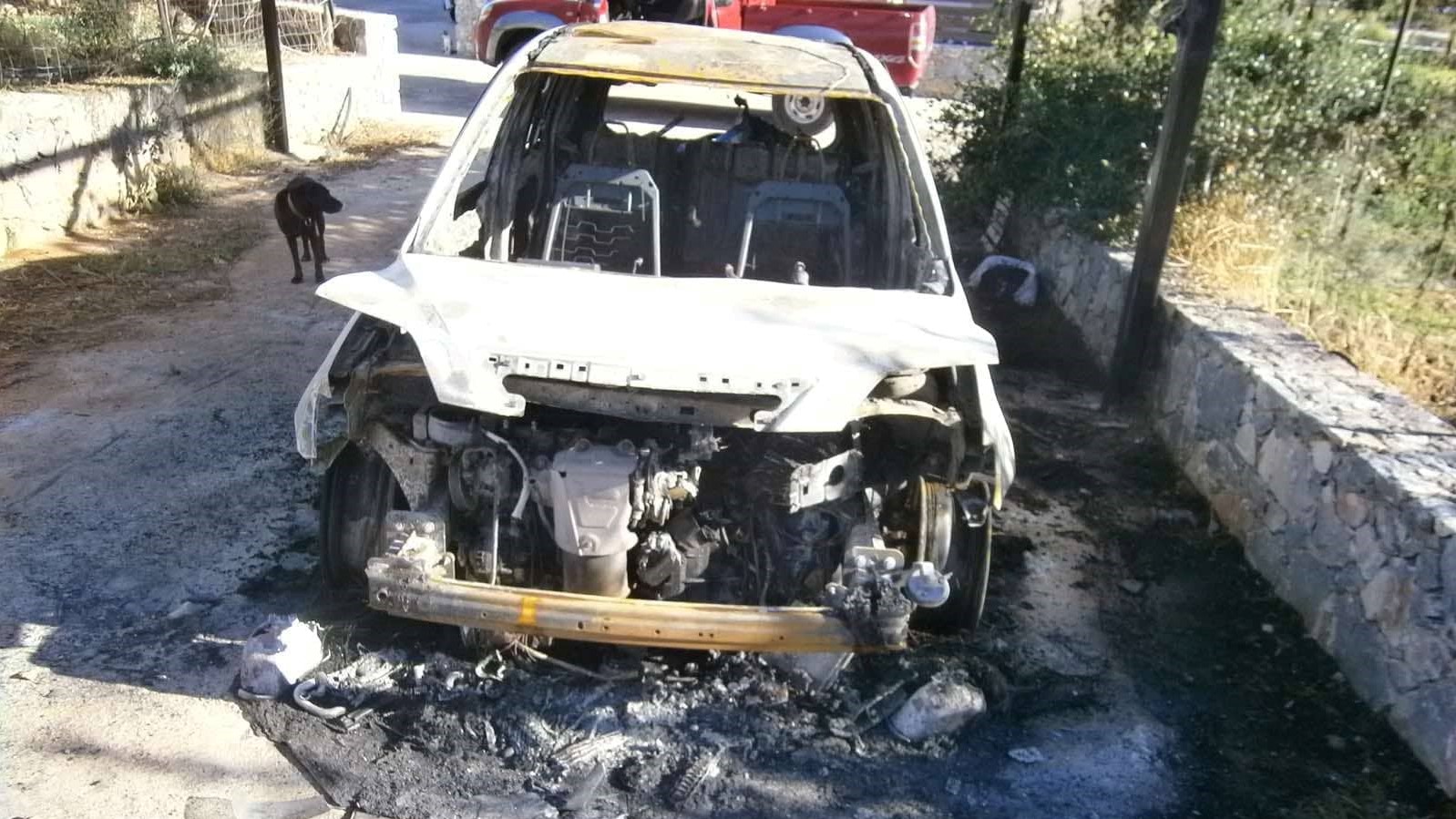 Παρανάλωμα του πυρός αυτοκίνητο στον Αποκόρωνα
