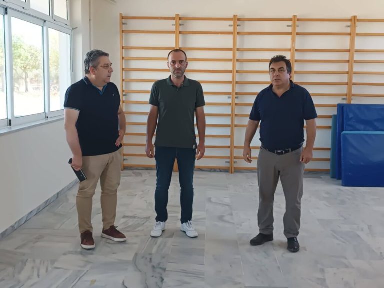 Αυτοψία του Δημάρχου Πύργου σε έργα της Τ.Κ Μυρτιάς