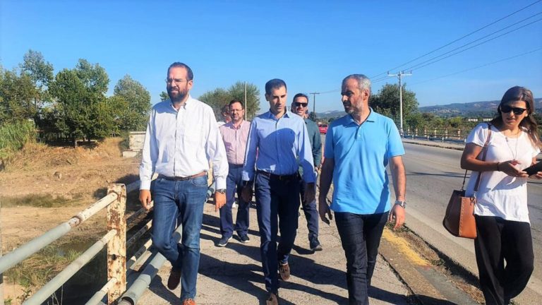 Επίσκεψη Περιφερειάρχη Δ. Ελλάδας σε έργα αντιπλημμυρικά και οδοποιίας στην Ηλεία