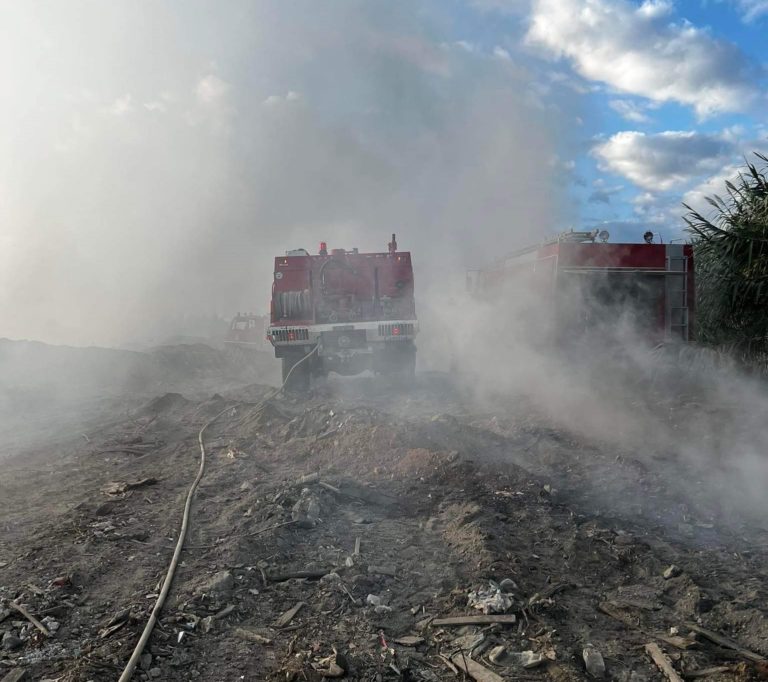 Καλαμάτα: Φωτιά σε επιχείρηση ανακύκλωσης στο Ασπρόχωμα