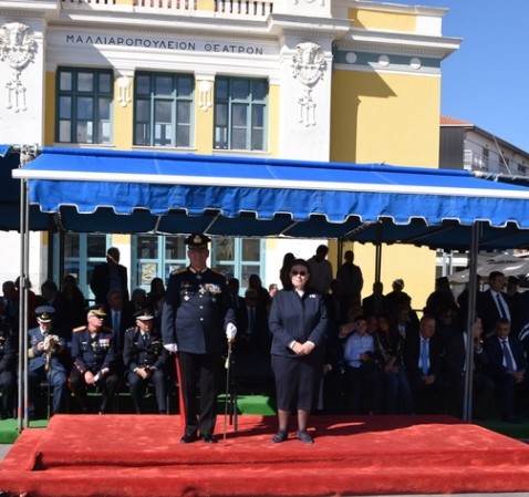 Τρίπολη : Λ. Μενδώνη: Είμαστε έτοιμοι να υπερασπιστούμε ιδανικά, αξίες τη δημοκρατία μας