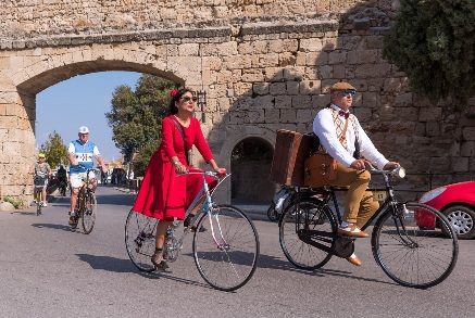 «HISTORICA RODOS» -Η μεγάλη συνάντηση των φίλων τoυ παλιού  ποδηλάτου