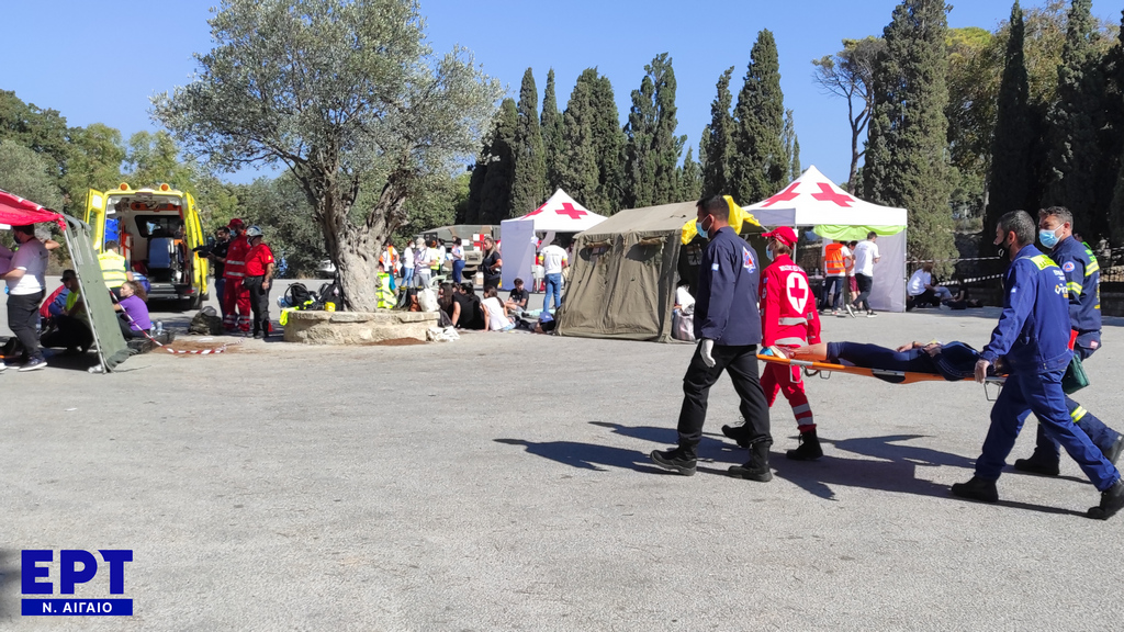 Ρόδος. Επιτυχημένες  οι ασκήσεις για τη διαχείριση θυμάτων καταστροφών με διοργανωτή το Πανεπιστήμιο Αθηνών