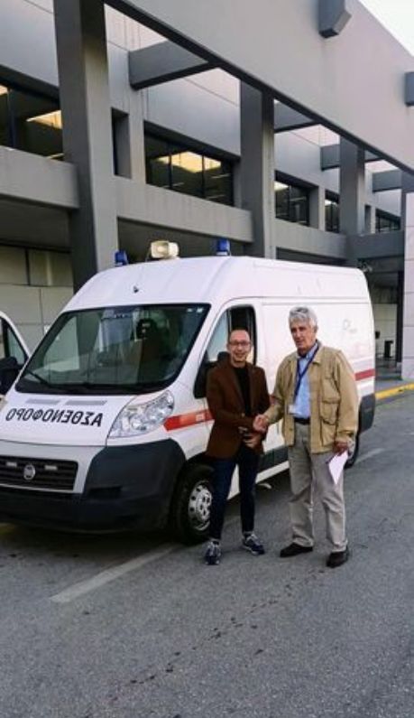 Σέρρες: Παραλαβή νέου ασθενοφόρου του ΕΚΑΒ