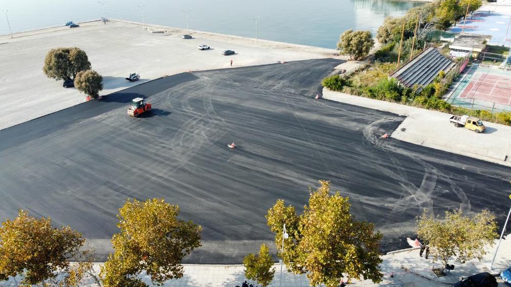 Θεσσαλονίκη: Σε τελικό στάδιο τα έργα διαμόρφωσης του πάρκινγκ στην περιοχή Ποσειδωνίου