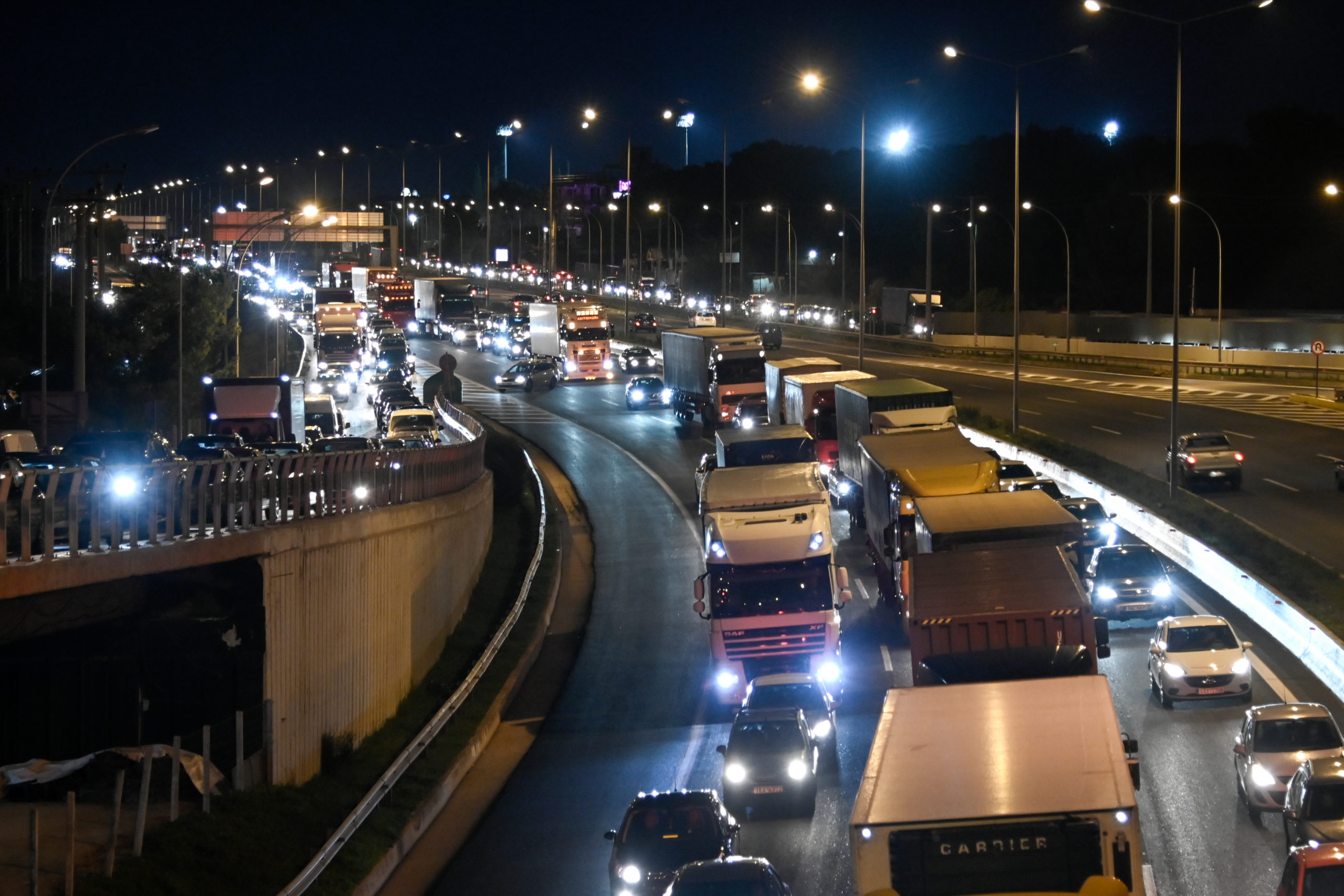 Κυκλοφοριακές ρυθμίσεις στην Αθηνών-Λαμίας στο ύψος της Κηφισιάς λόγω έργων