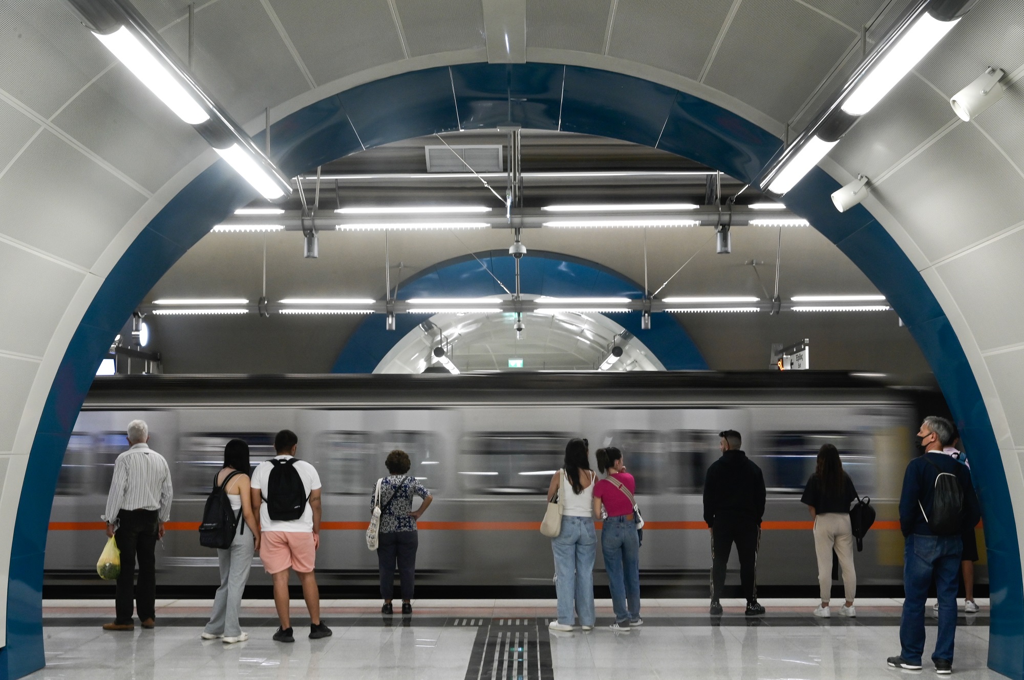 [355930] ΠΑΡΑΔΟΘΗΚΑΝ ΠΡΟΣ ΧΡΗΣΗ ΣΤΟ ΕΠΙΒΑΤΙΚΟ ΚΟΙΝΟ ΟΙ ΣΤΑΘΜΟΙ ΤΟΥ ΜΕΤΡΟ ΣΤΟΝ ΠΕΙΡΑΙΑ    (ΜΙΧΑΛΗΣ ΚΑΡΑΓΙΑΝΝΗΣ/EUROKINISSI)