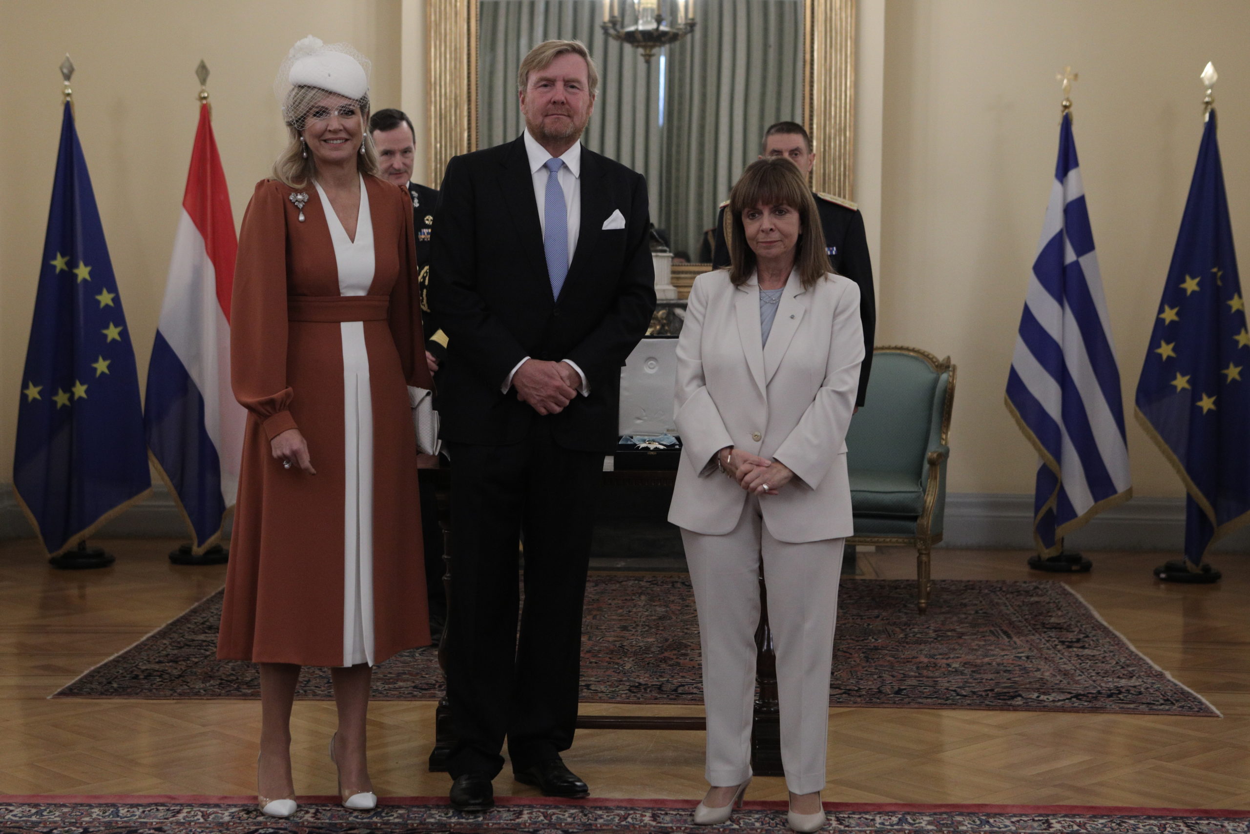 Στο Προεδρικό Μέγαρο το βασιλικό ζεύγος της Ολλανδίας