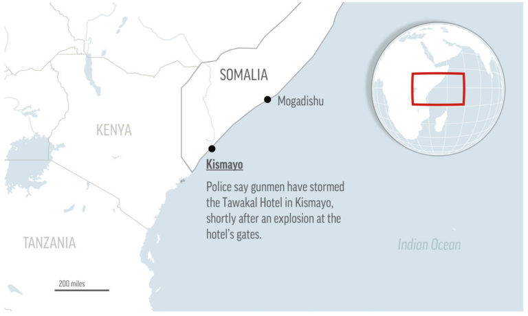 Σομαλία: Πολύνεκρη επίθεση ισλαμιστών σεμπάμπ κατά ξενοδοχείου