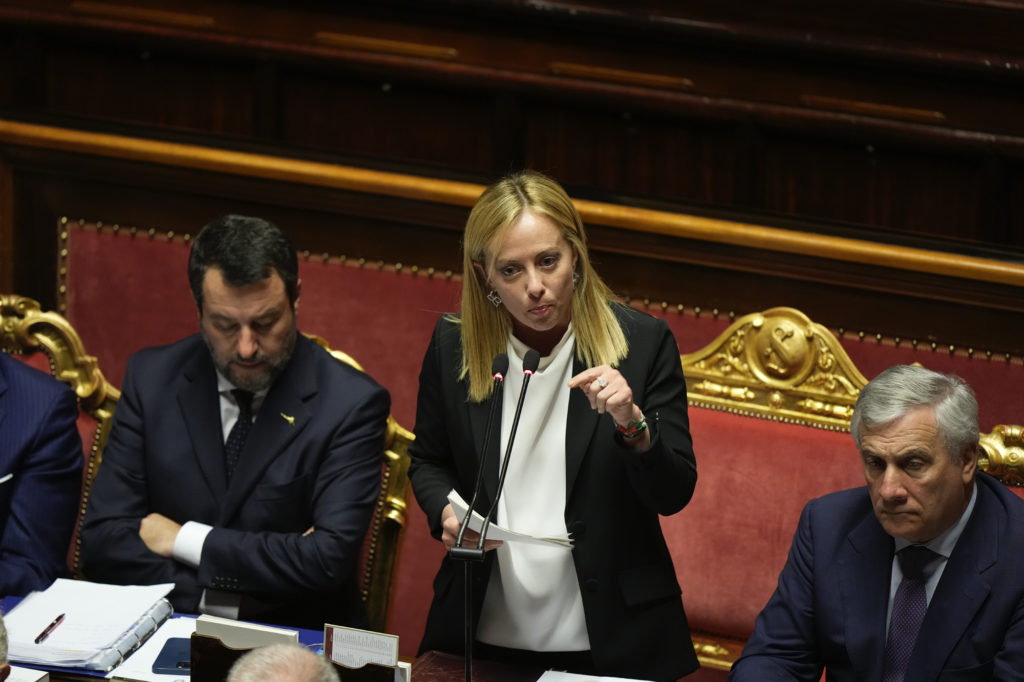 Ιταλία: Ψήφος εμπιστοσύνης και από τη Γερουσία στην κυβέρνηση Μελόνι