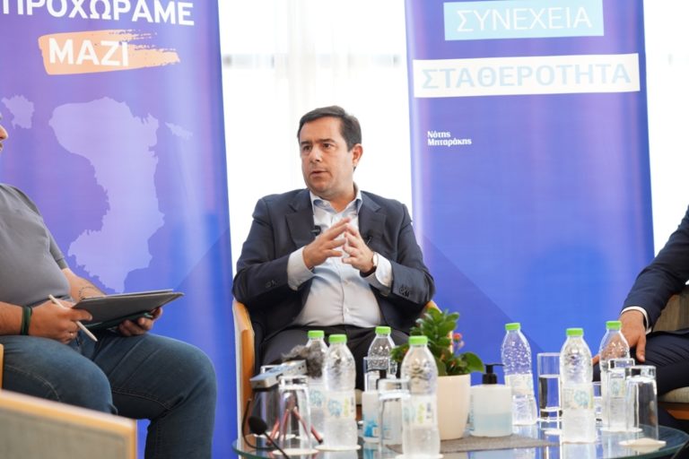 Στην Χίο ο Ν. Μηταράκης: Συζήτηση με δημοσιογράφους και εκπροσώπους Μέσων Ενημέρωσης