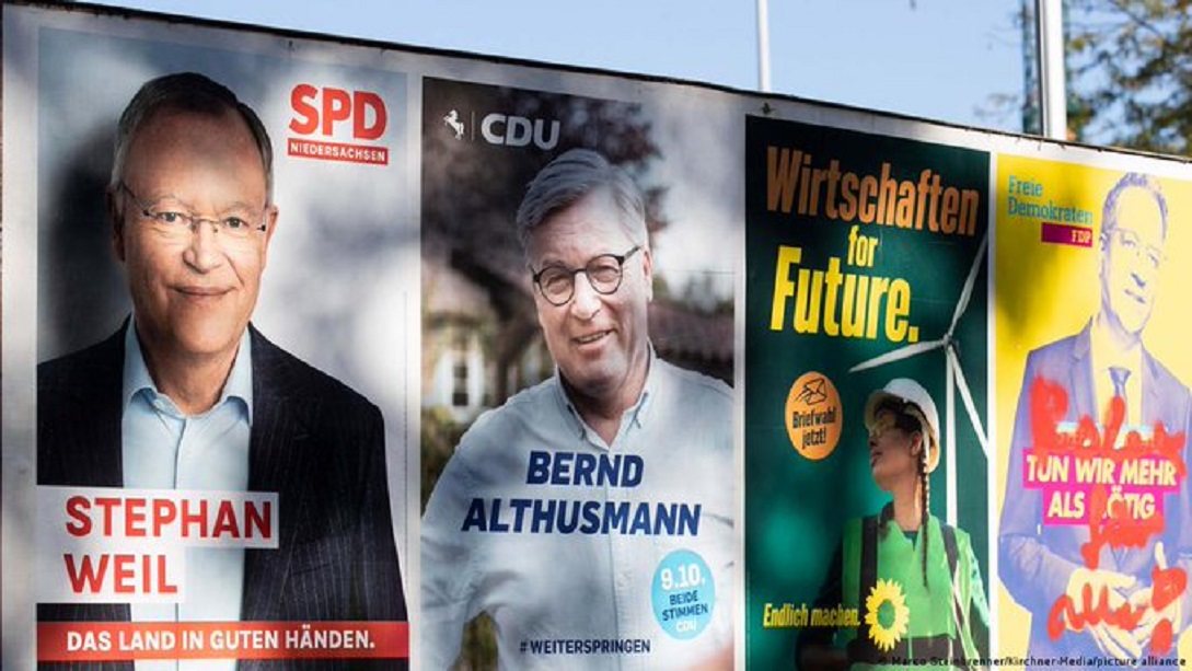 Κάτω Σαξονία – exit poll: Επικράτησαν οι Σοσιαλδημοκράτες αλλά με απώλειες – Κέρδη για τους Πράσινους