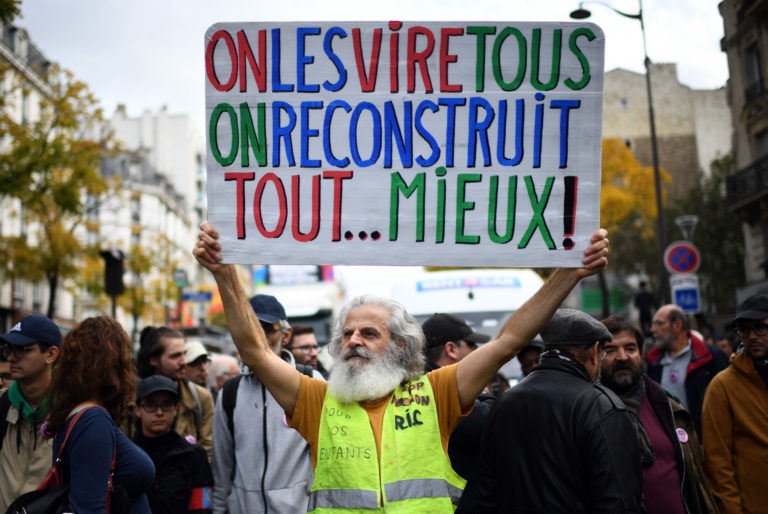 Κινητοποιήσεις στην Γαλλία ενάντια στην ακρίβεια & την κλιματική απραξία (video)