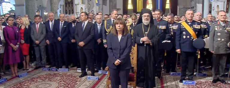 Δοξολογία στον Άγιο Δημήτριο Θεσσαλονίκης παρουσία της ΠτΔ και δηλώσεις
