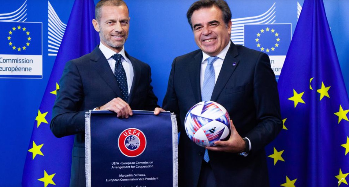 Κομισιόν και UEFA υπέγραψαν νέα συμφωνία συνεργασίας